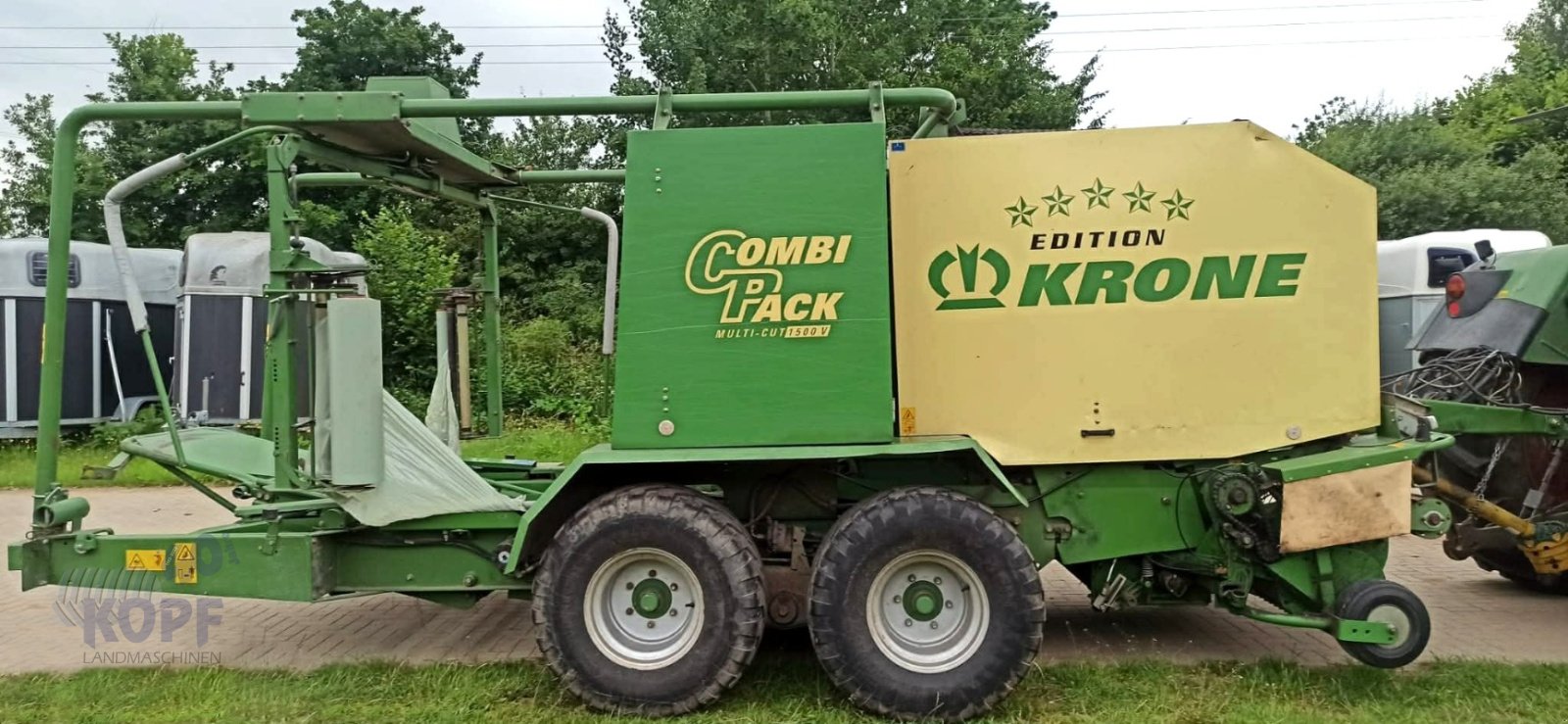Großpackenpresse типа Krone Krone Combi Pack Multi-Cut 1500V, Gebrauchtmaschine в Schutterzell (Фотография 1)