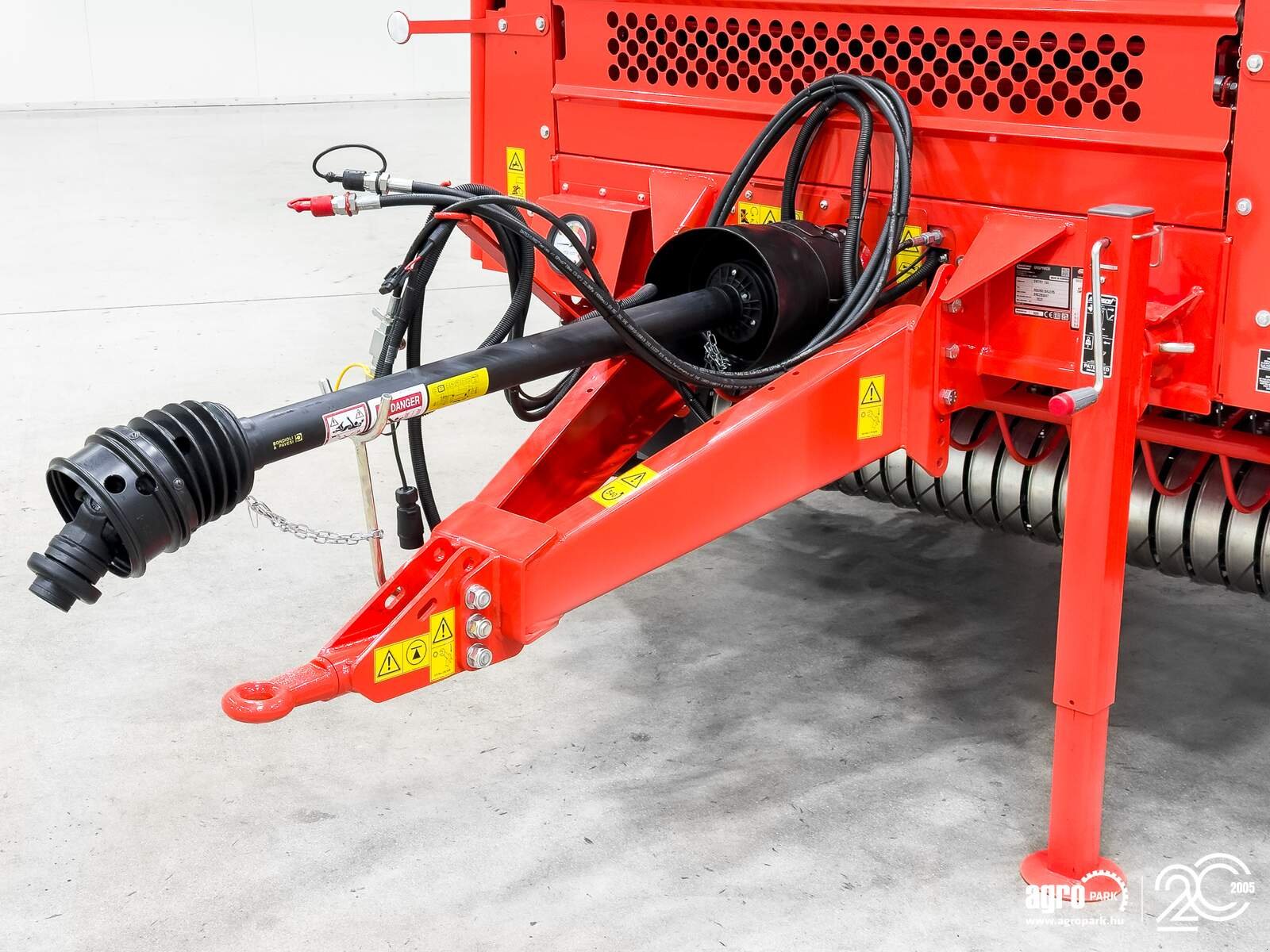 Großpackenpresse типа Maschio Entry 150 fixed chamber round baler, net binding, 1,5 m bale diameter, Gebrauchtmaschine в Csengele (Фотография 10)