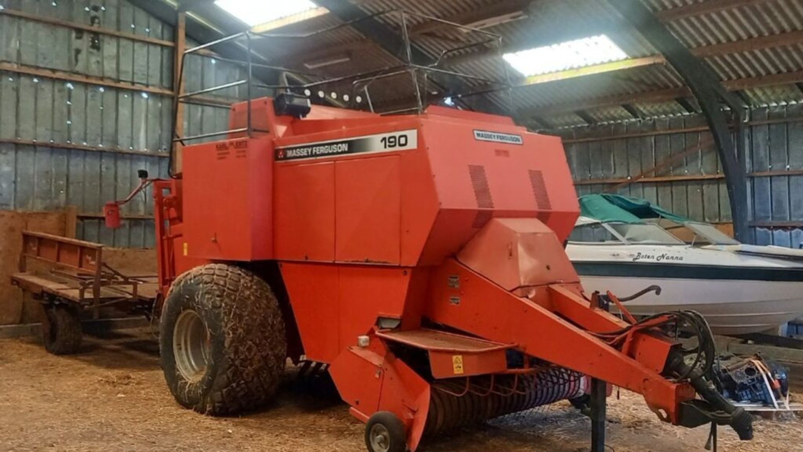 Großpackenpresse van het type Massey Ferguson 190, Gebrauchtmaschine in Rødovre (Foto 3)