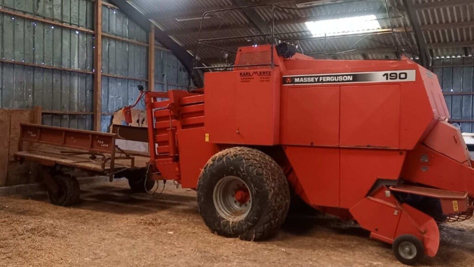 Großpackenpresse van het type Massey Ferguson 190, Gebrauchtmaschine in Rødovre (Foto 4)