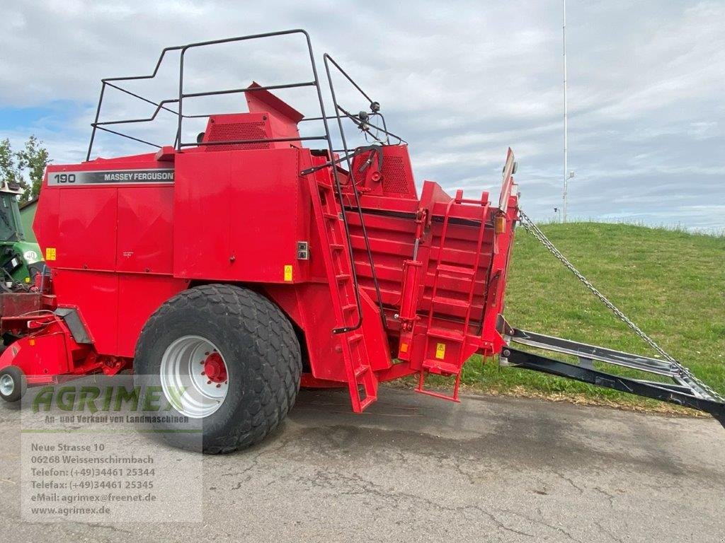 Großpackenpresse van het type Massey Ferguson 190, Gebrauchtmaschine in Weißenschirmbach (Foto 2)