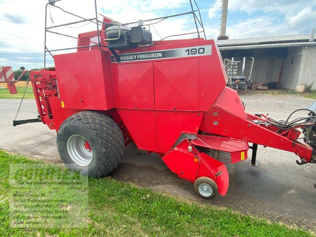 Großpackenpresse van het type Massey Ferguson 190, Gebrauchtmaschine in Weißenschirmbach (Foto 3)