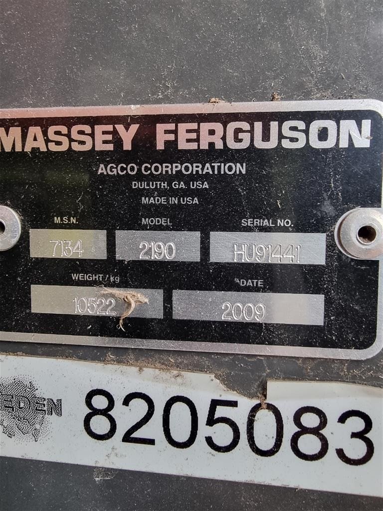 Großpackenpresse a típus Massey Ferguson 2190 Inkl. Pomi vogn, Gebrauchtmaschine ekkor: Aulum (Kép 6)