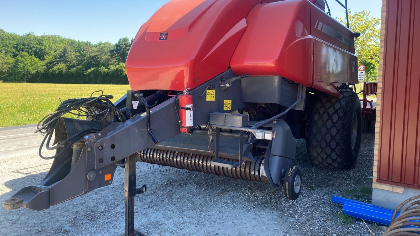 Großpackenpresse typu Massey Ferguson 2190 m/parkland vogn, Gebrauchtmaschine v Store Heddinge (Obrázek 2)