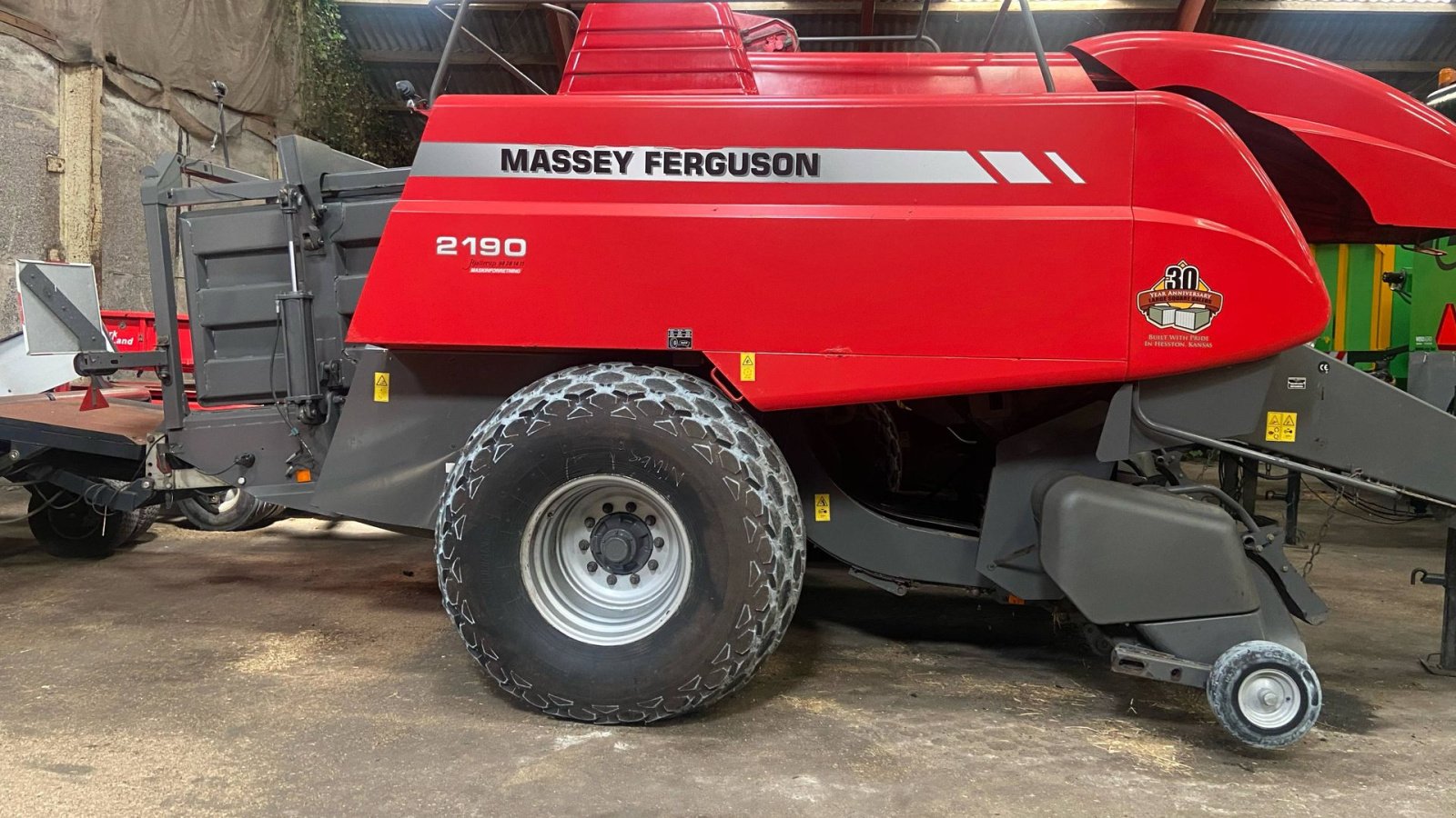 Großpackenpresse typu Massey Ferguson 2190 Med POMI ballevogn, Gebrauchtmaschine v Løgstør (Obrázek 1)