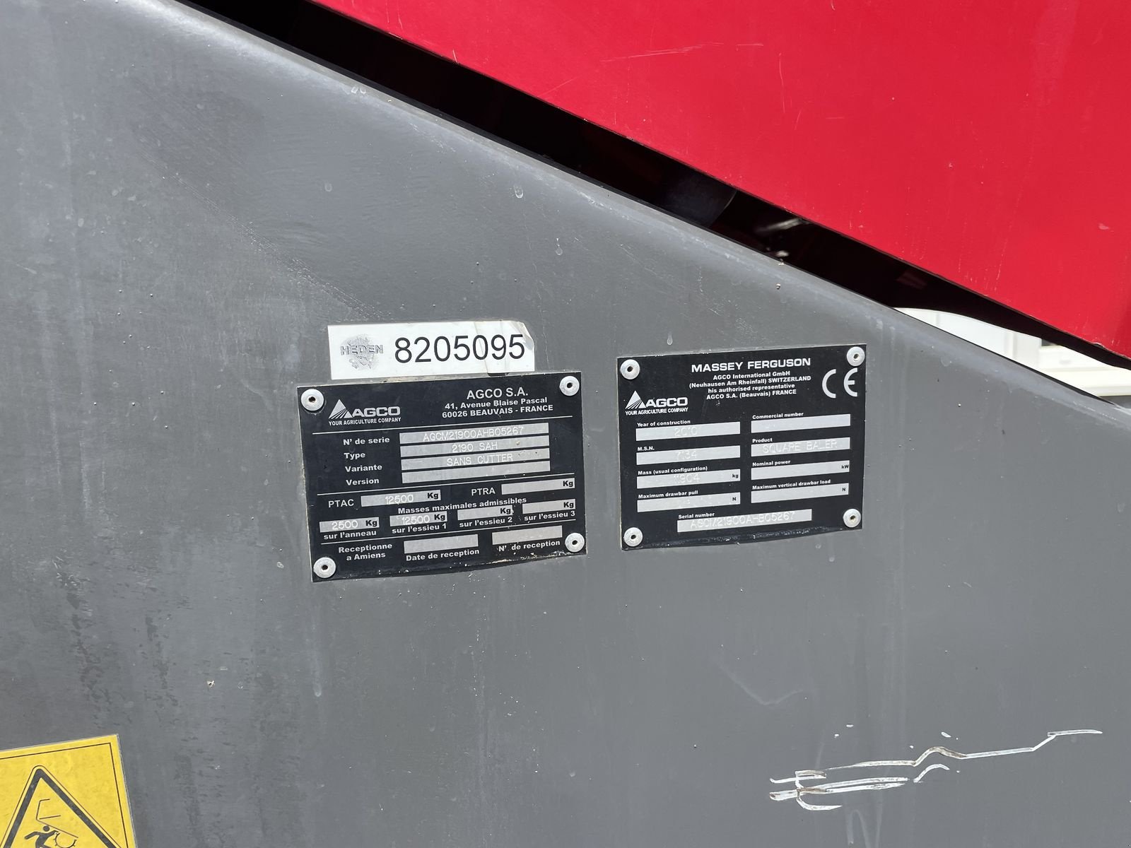 Großpackenpresse of the type Massey Ferguson 2190, Gebrauchtmaschine in Harmannsdorf (Picture 4)