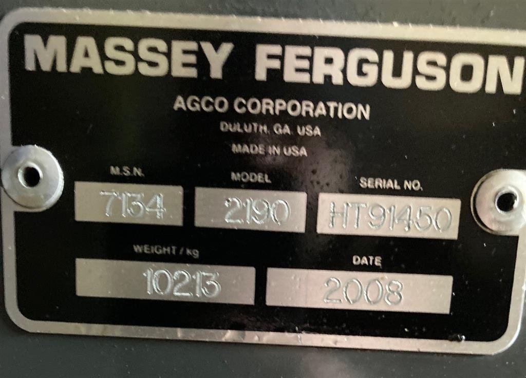 Großpackenpresse типа Massey Ferguson 2190, Gebrauchtmaschine в Horsens (Фотография 3)