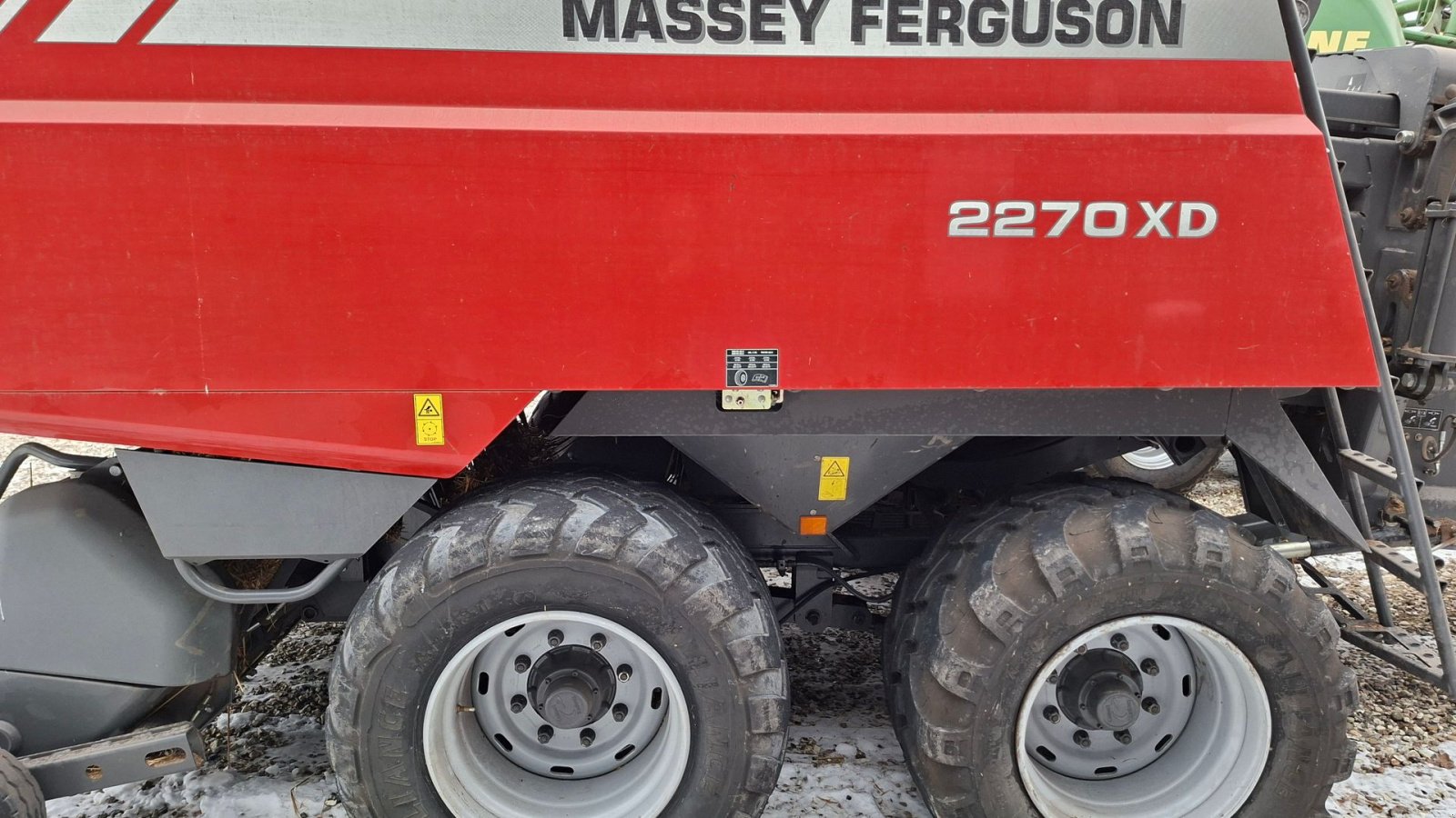 Großpackenpresse Türe ait Massey Ferguson 2270 XD, Gebrauchtmaschine içinde Nykøbing M (resim 3)