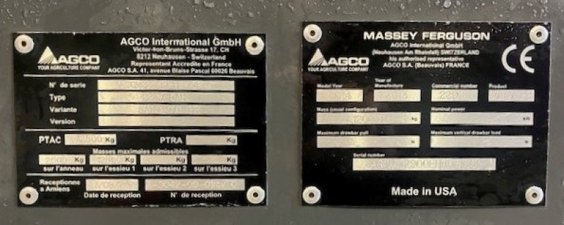 Großpackenpresse Türe ait Massey Ferguson 2290, Gebrauchtmaschine içinde Horsens (resim 6)