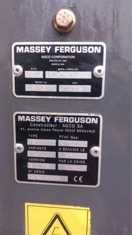 Großpackenpresse des Typs Massey Ferguson Massey Ferguson 187 SE, Gebrauchtmaschine in Bar sur Aube (Bild 2)