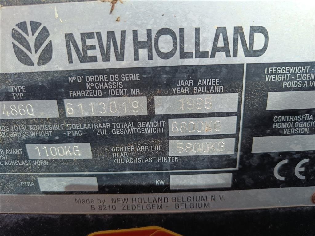 Großpackenpresse tip New Holland 4860 S MINI BIGBALLEPRESSER, Gebrauchtmaschine in Egtved (Poză 6)