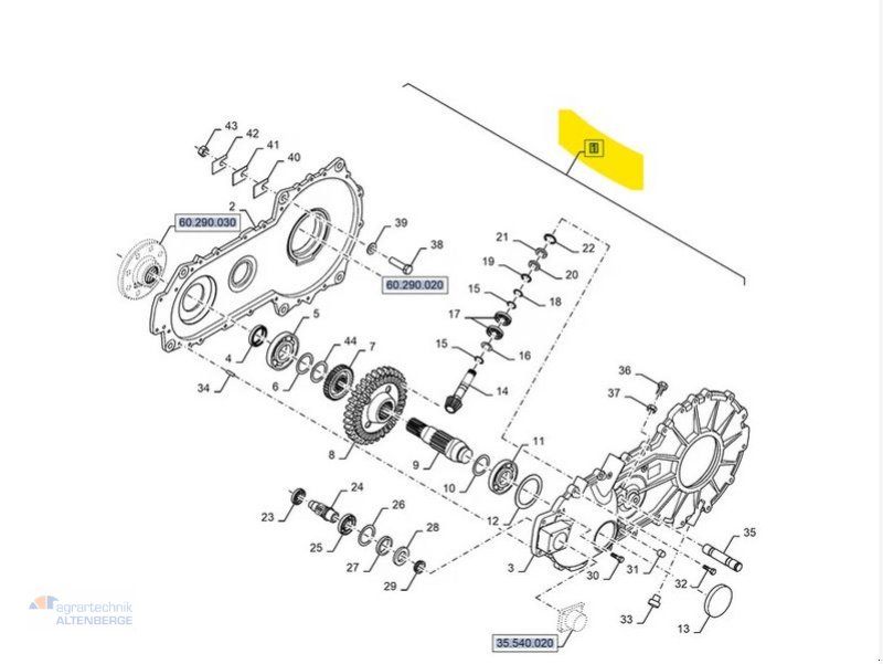 Großpackenpresse a típus New Holland 84413213 Raffergetriebe BB 1270 / BB 1290, Gebrauchtmaschine ekkor: Altenberge (Kép 8)