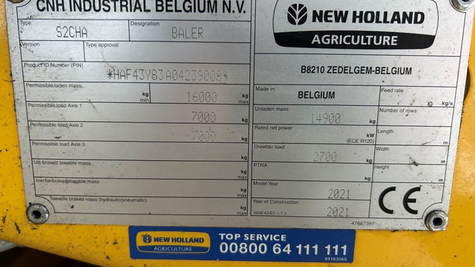 Großpackenpresse des Typs New Holland BB 1290 RC HD, Gebrauchtmaschine in Roskilde (Bild 5)