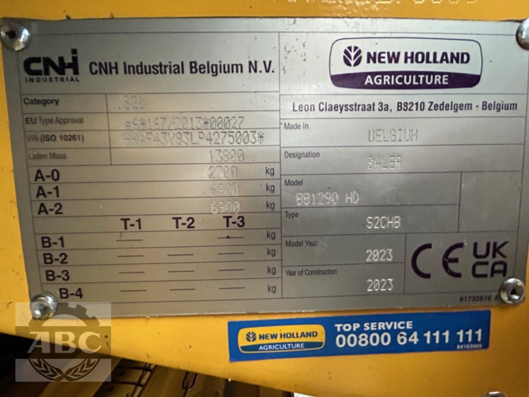 Großpackenpresse des Typs New Holland BB 1290 RC HIGH DENSITY, Neumaschine in Cloppenburg (Bild 6)