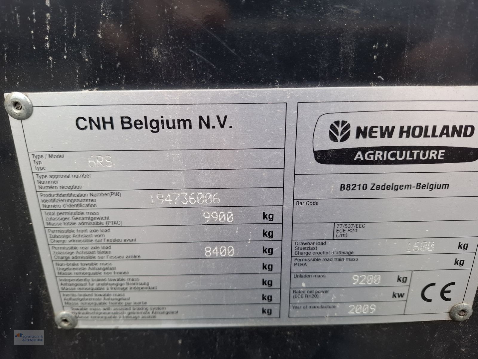 Großpackenpresse of the type New Holland BB 9070 / BB9070, Gebrauchtmaschine in Altenberge (Picture 12)