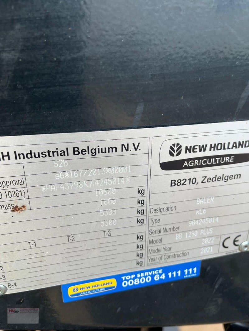 Großpackenpresse des Typs New Holland BB BIGBALER 1290 Plus CropCutter 23000 Ballen, Gebrauchtmaschine in Neubrandenburg (Bild 13)
