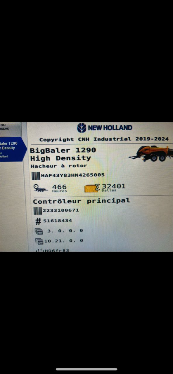 Großpackenpresse tip New Holland BB1290HD CROPCUTTER, Gebrauchtmaschine in VERT TOULON (Poză 2)