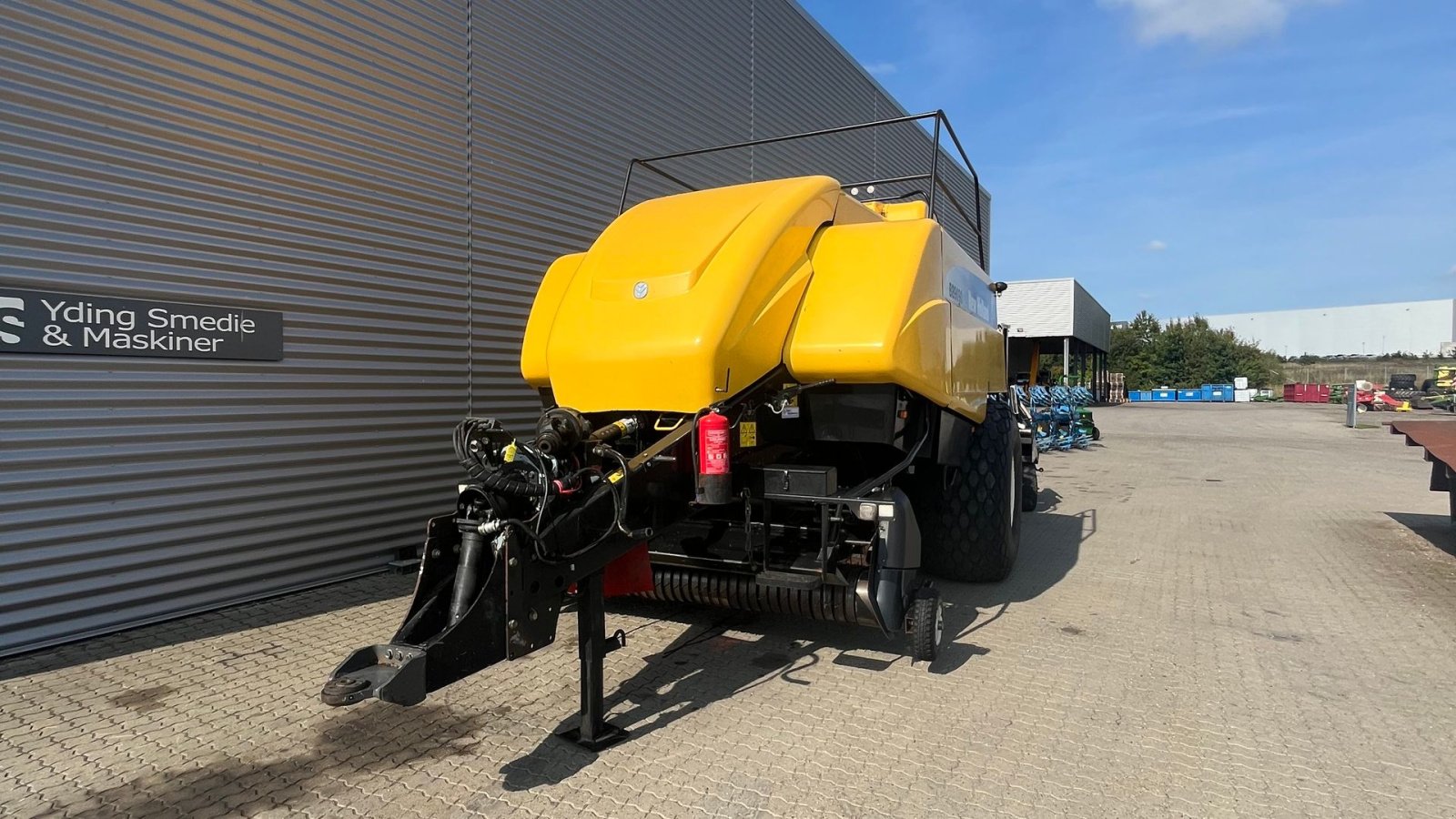 Großpackenpresse typu New Holland BB9090 m. vogn, Gebrauchtmaschine v Horsens (Obrázek 1)