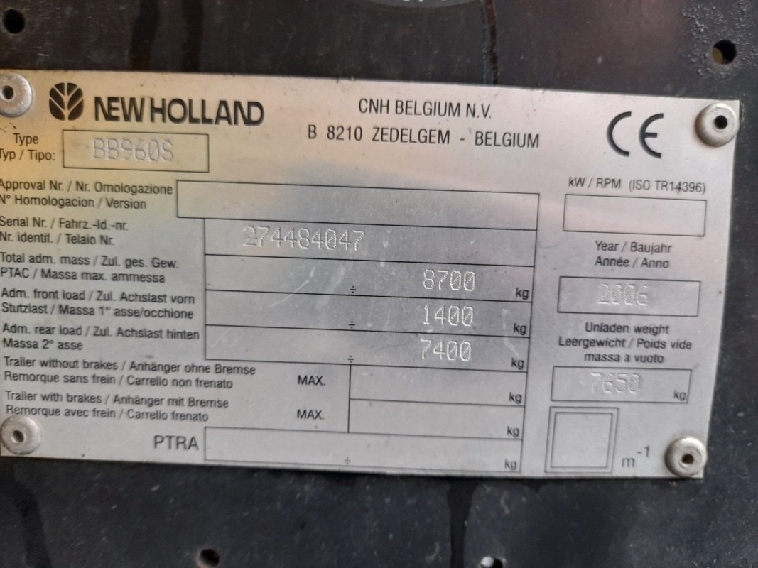 Großpackenpresse typu New Holland BB960 A, Gebrauchtmaschine v Viborg (Obrázek 5)