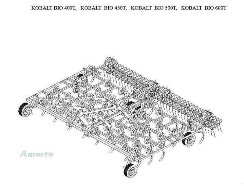 Grubber des Typs Agripol BIO KOBALT Leichtgrubber Großfederzinkenegge Bio Grubber, Neumaschine in Gronau (Bild 21)