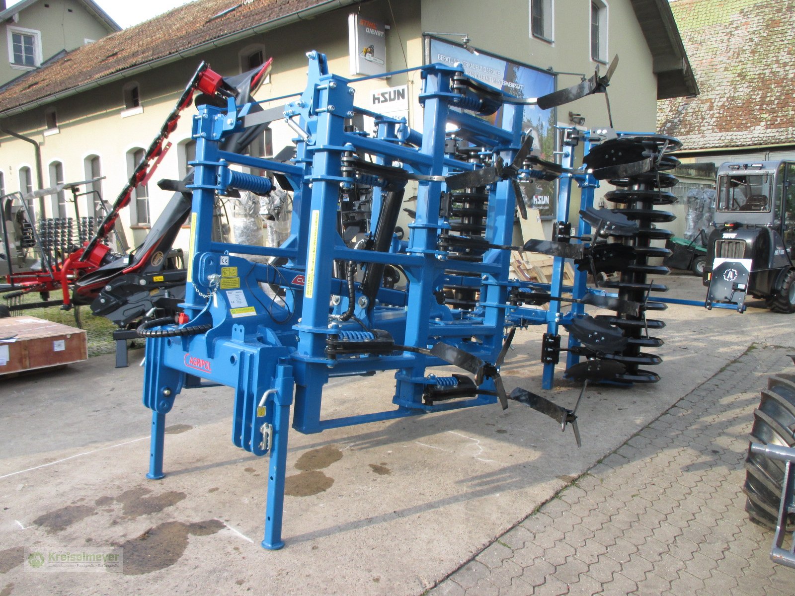 Grubber a típus Agripol Culti 2-400 hydr.klappbar m.Feder-Überlastsicherung Tiefengrubber Mulchsaatgrubber, Neumaschine ekkor: Feuchtwangen (Kép 2)