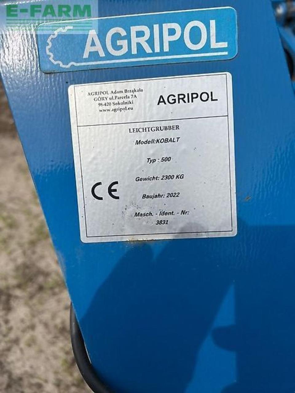 Grubber des Typs Agripol kobalt 500, Gebrauchtmaschine in SUDERBURG/HOLXEN (Bild 8)