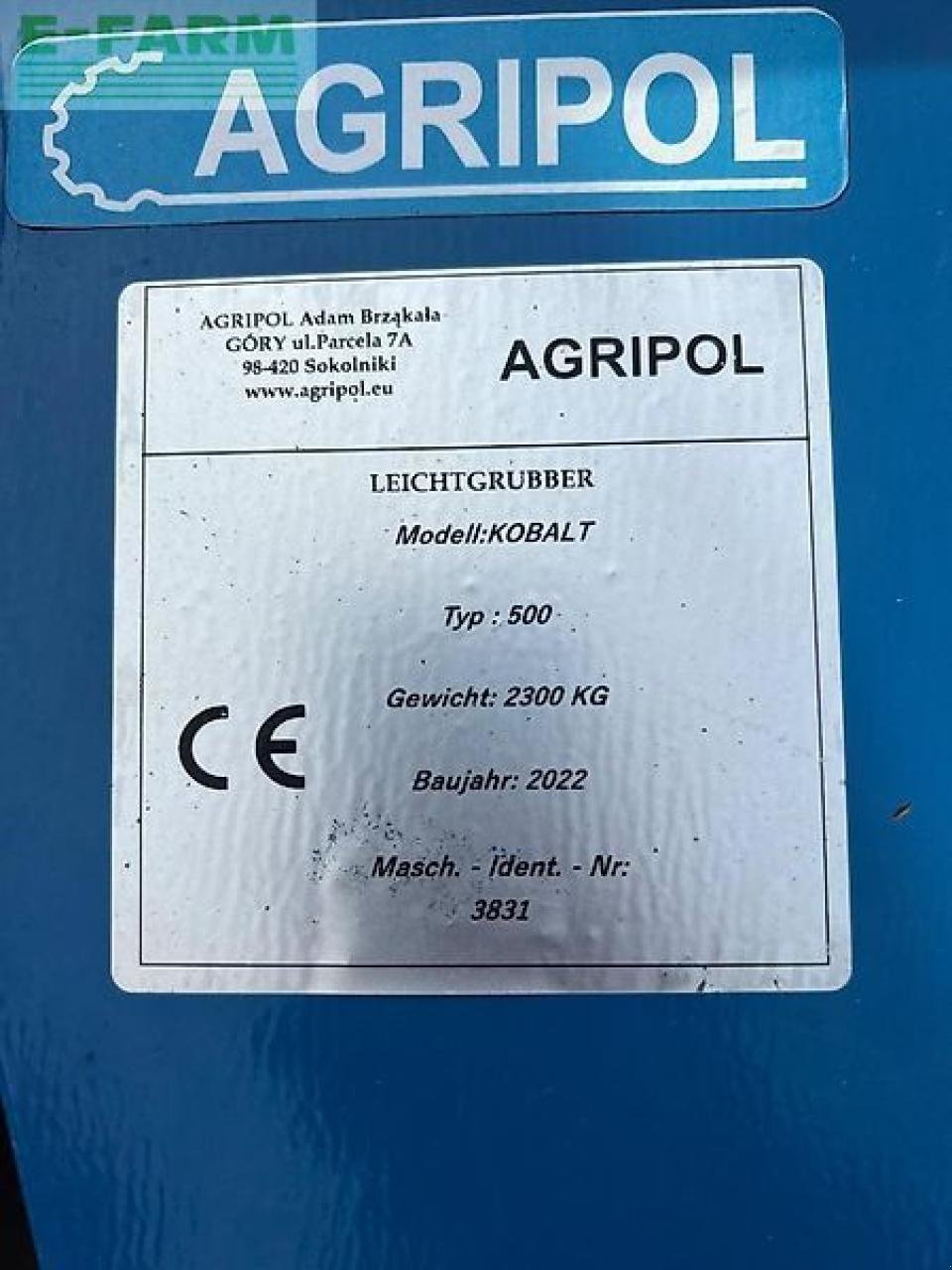 Grubber Türe ait Agripol kobalt 500, Gebrauchtmaschine içinde SUDERBURG/HOLXEN (resim 12)