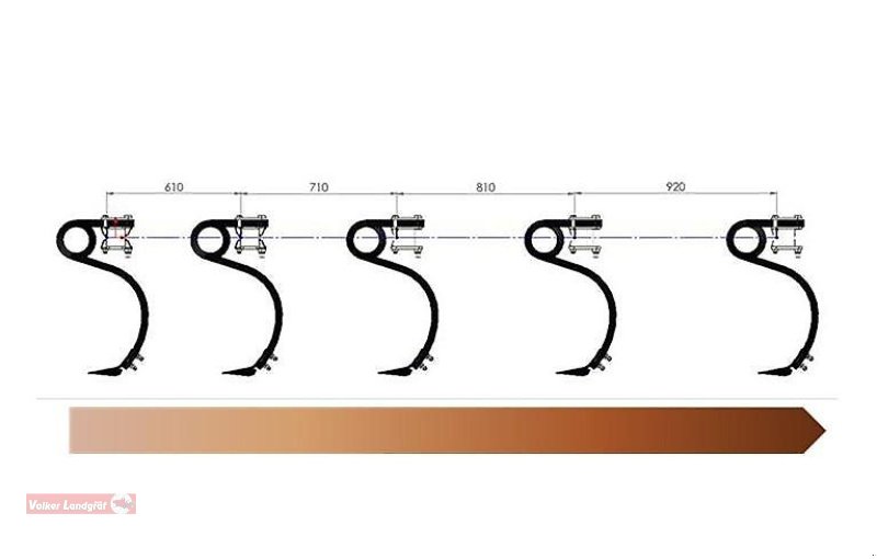 Grubber του τύπου Agrisem Vibromulch 5-balkiger Flachgrubber 8 m Doppel U-Sem Walze, Neumaschine σε Ostheim/Rhön (Φωτογραφία 4)