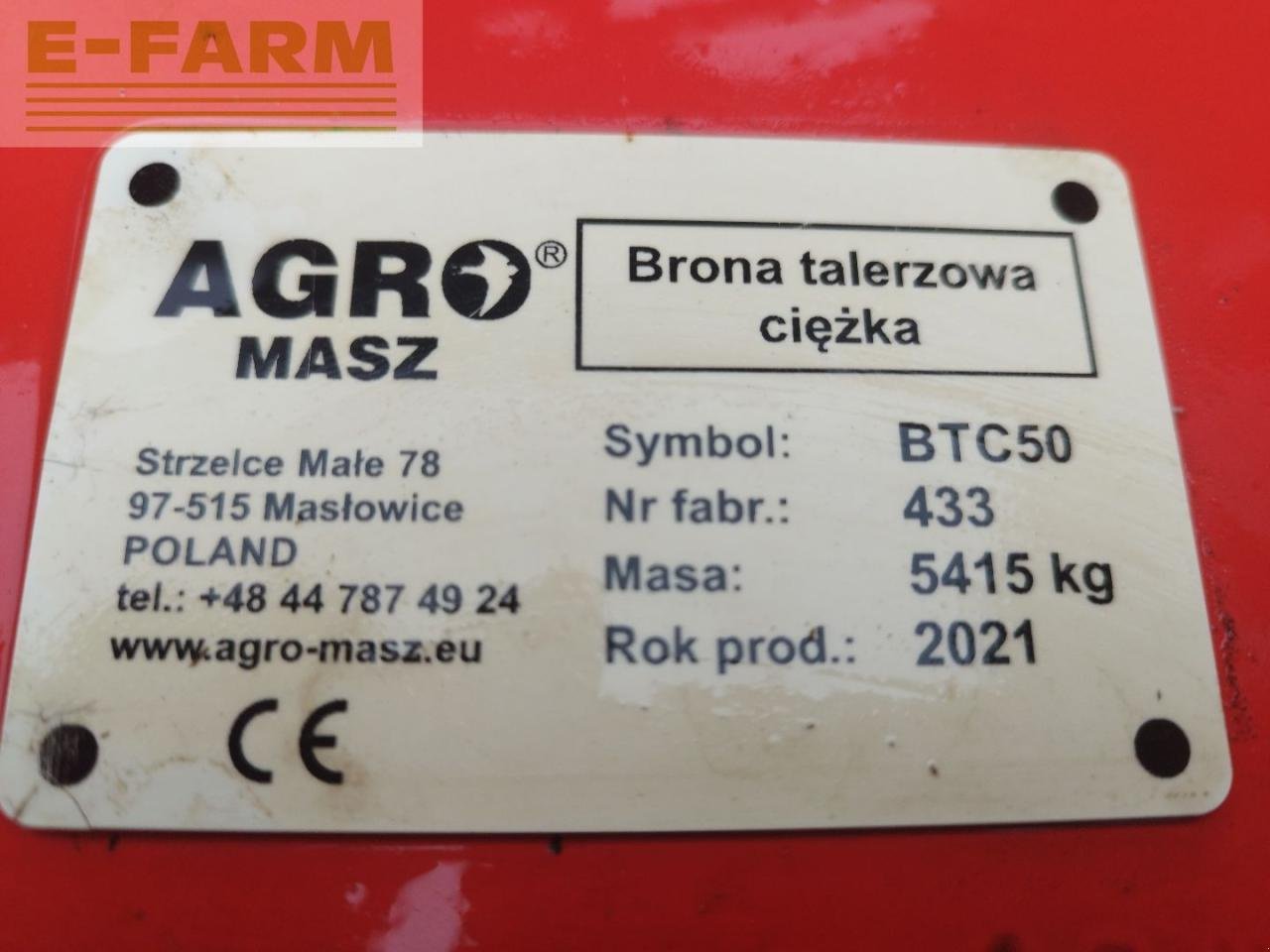 Grubber des Typs Agro-Masz BTC 50, Gebrauchtmaschine in ARCIŠKONYS (Bild 8)