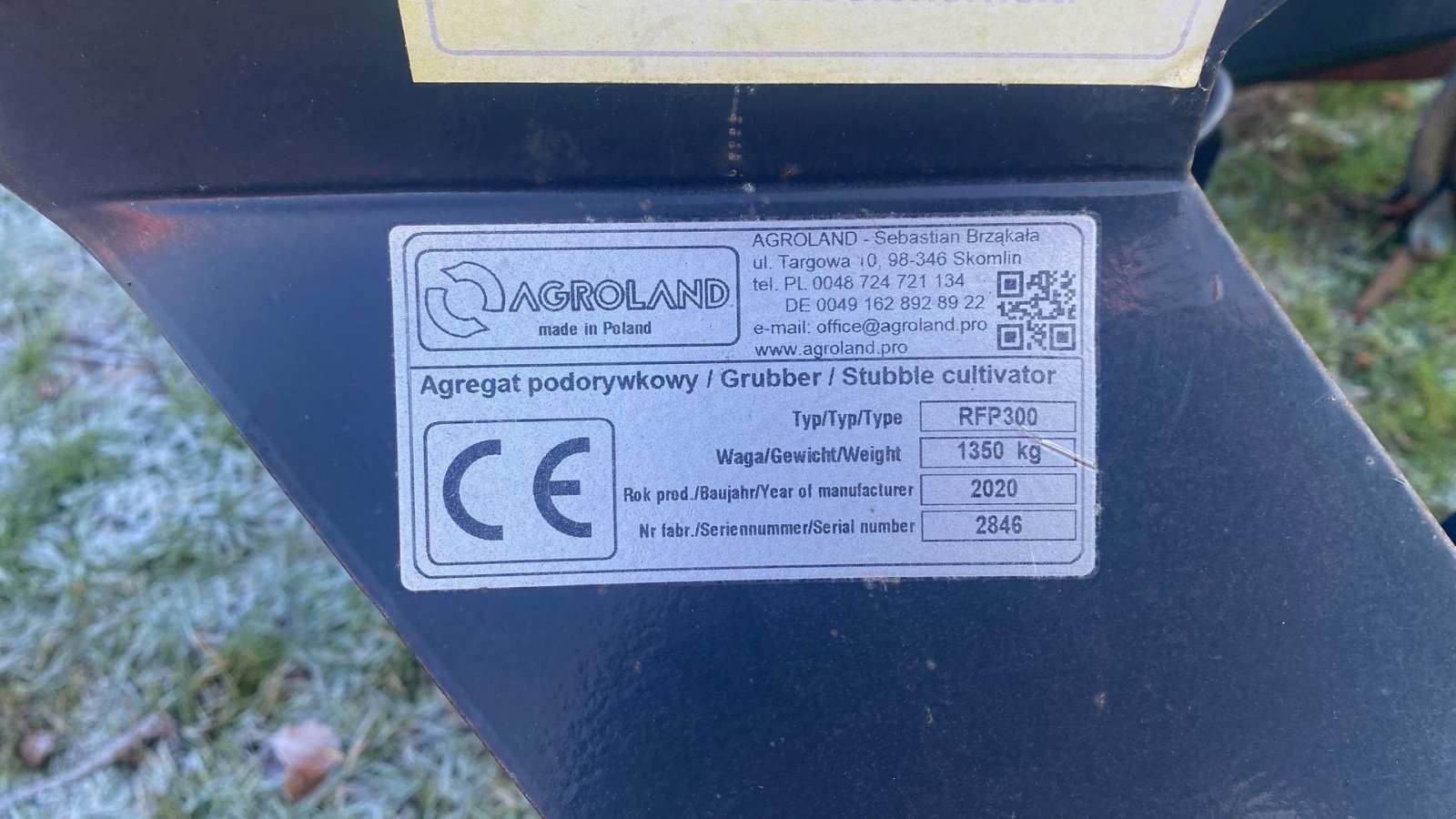 Grubber του τύπου Agroland Raptor F-Plus, Gebrauchtmaschine σε Ringe (Φωτογραφία 4)