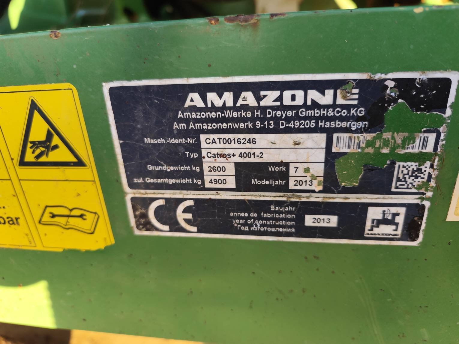 Grubber van het type Amazone Catros+ 4001-2, Gebrauchtmaschine in Le Horps (Foto 7)