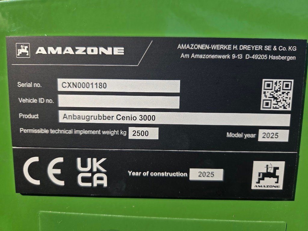 Grubber a típus Amazone Cenio 3000 Super, Ausstellungsmaschine ekkor: Bertschikon (Kép 10)