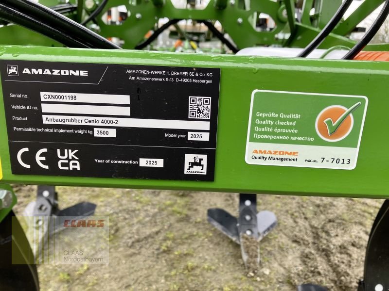 Grubber del tipo Amazone CENIO 4000-2 SPECIAL, Neumaschine en Bad Abbach (Imagen 13)