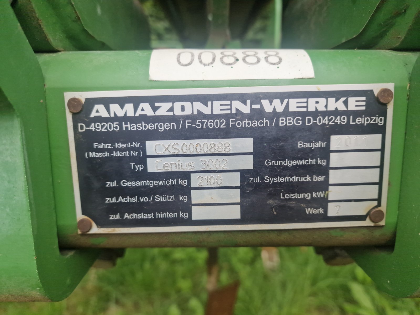 Grubber des Typs Amazone Cenius 3002, Gebrauchtmaschine in Konradsreuth (Bild 4)