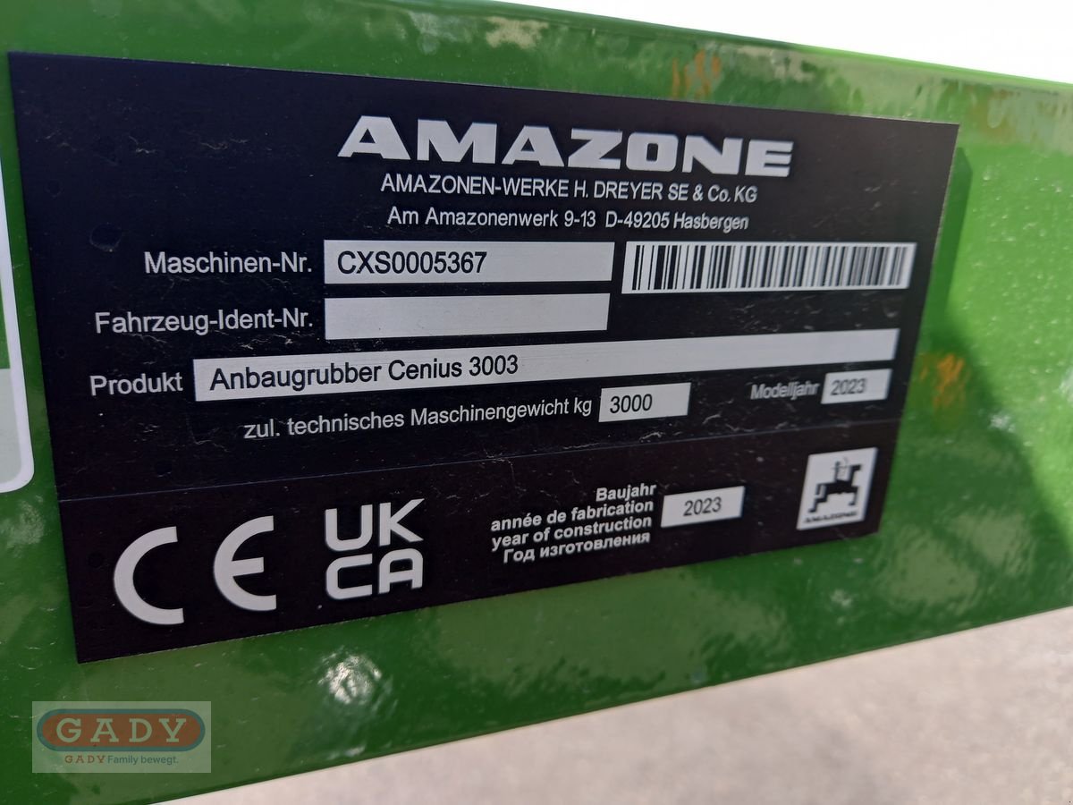 Grubber typu Amazone CENIUS 3003 MULCHGRUBBER, Neumaschine v Lebring (Obrázek 10)