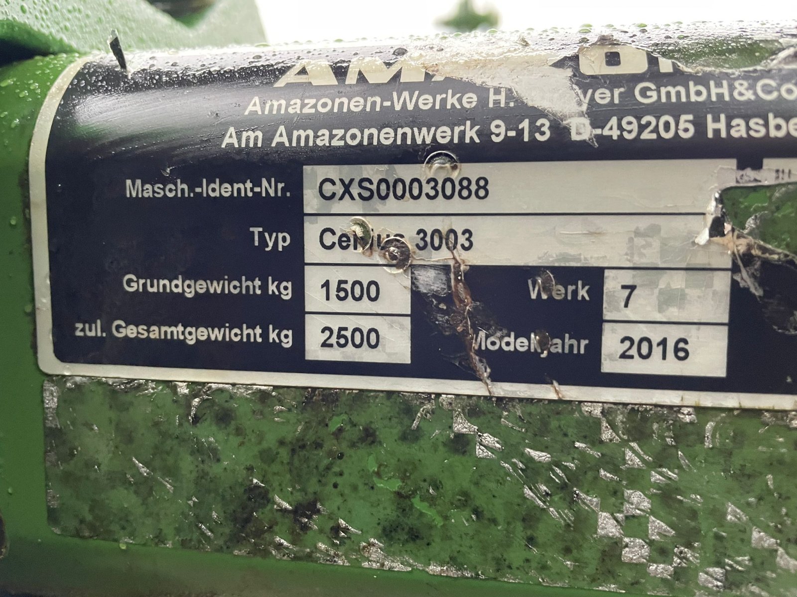 Grubber del tipo Amazone Cenius 3003, Gebrauchtmaschine en Taufkirchen (Imagen 8)