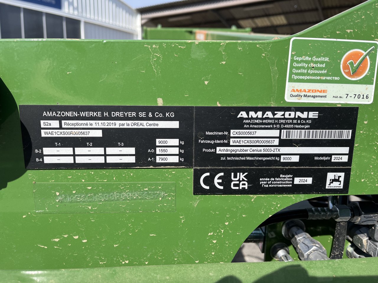 Grubber типа Amazone Cenius 5003 2 TX ULTRA, Gebrauchtmaschine в VERT TOULON (Фотография 11)