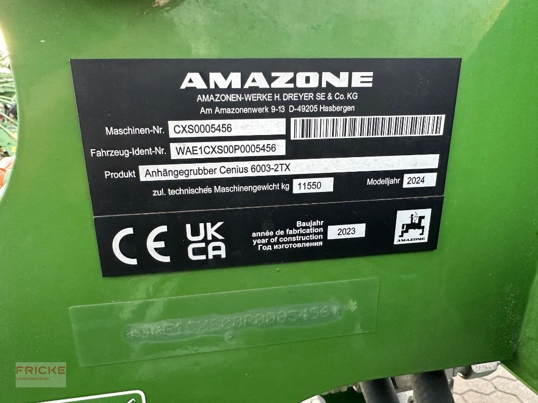 Grubber от тип Amazone Cenius 6003-2TX Ultra, Gebrauchtmaschine в Bockel - Gyhum (Снимка 3)