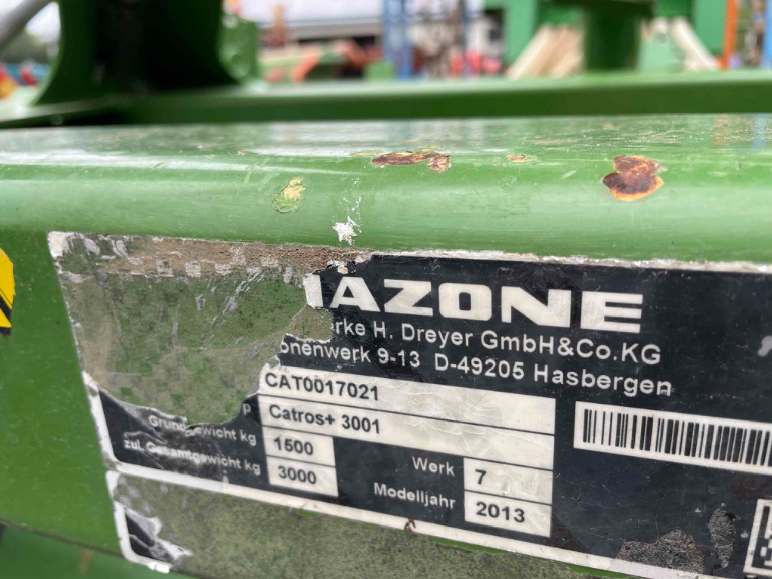 Grubber za tip Amazone Déchaumeur Catros 3001 Amazone, Gebrauchtmaschine u LA SOUTERRAINE (Slika 2)