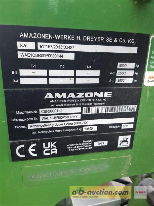 Grubber of the type Amazone FLACHGRUBBER COBRA 6000, Vorführmaschine in Grimma (Picture 21)