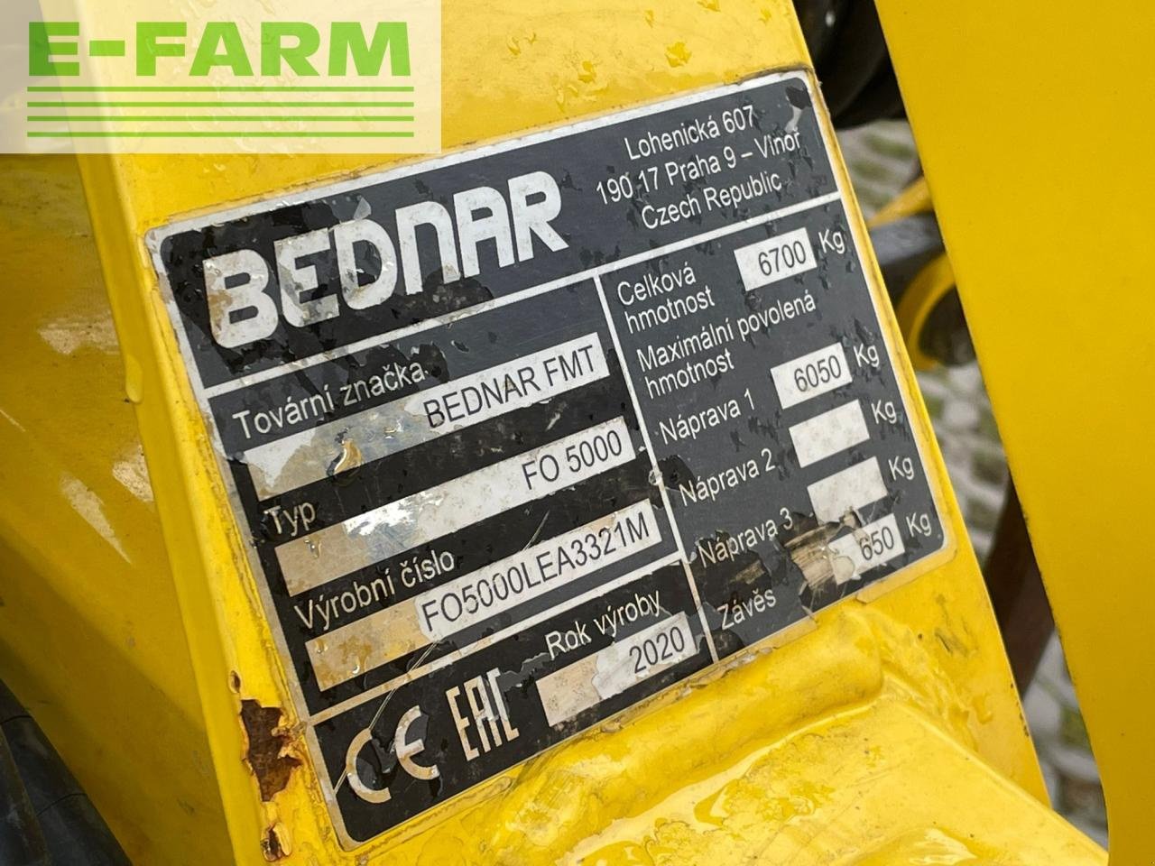 Grubber des Typs Bednar Fenix FO 5000, Gebrauchtmaschine in Hamburg (Bild 8)