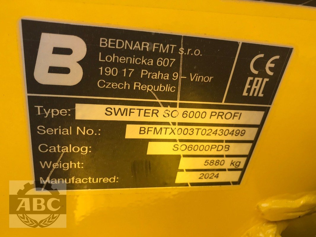 Grubber типа Bednar SWIFTER SO 6000 PROFI, Neumaschine в Langenstein (Фотография 6)