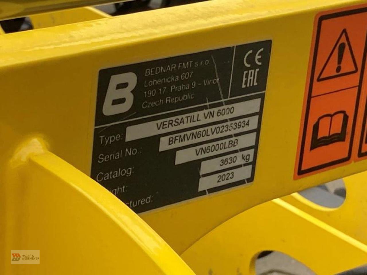 Grubber des Typs Bednar VERSATILL VN 6000 L, Neumaschine in Oyten (Bild 5)