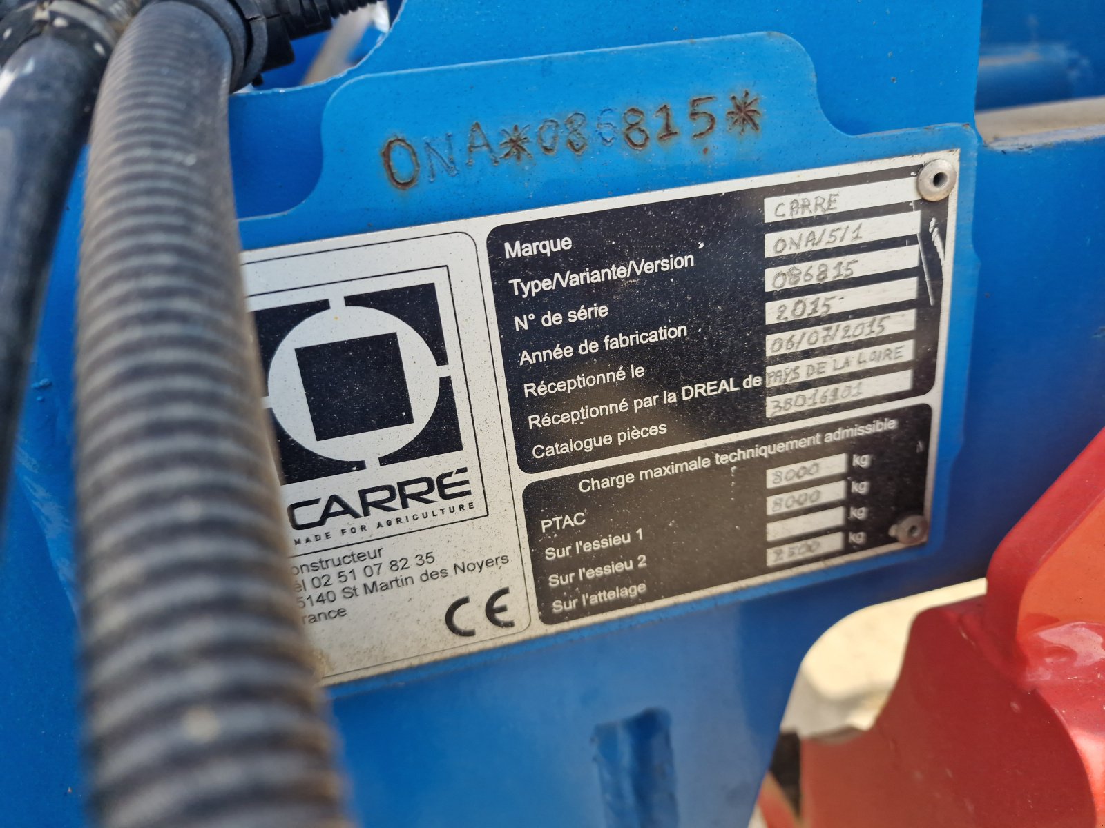 Grubber типа Carré ONA/5/1, Gebrauchtmaschine в Konradsreuth (Фотография 4)