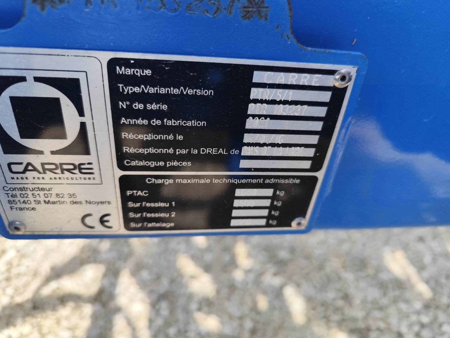 Grubber типа Carré PENTERRA, Gebrauchtmaschine в Le Horps (Фотография 7)