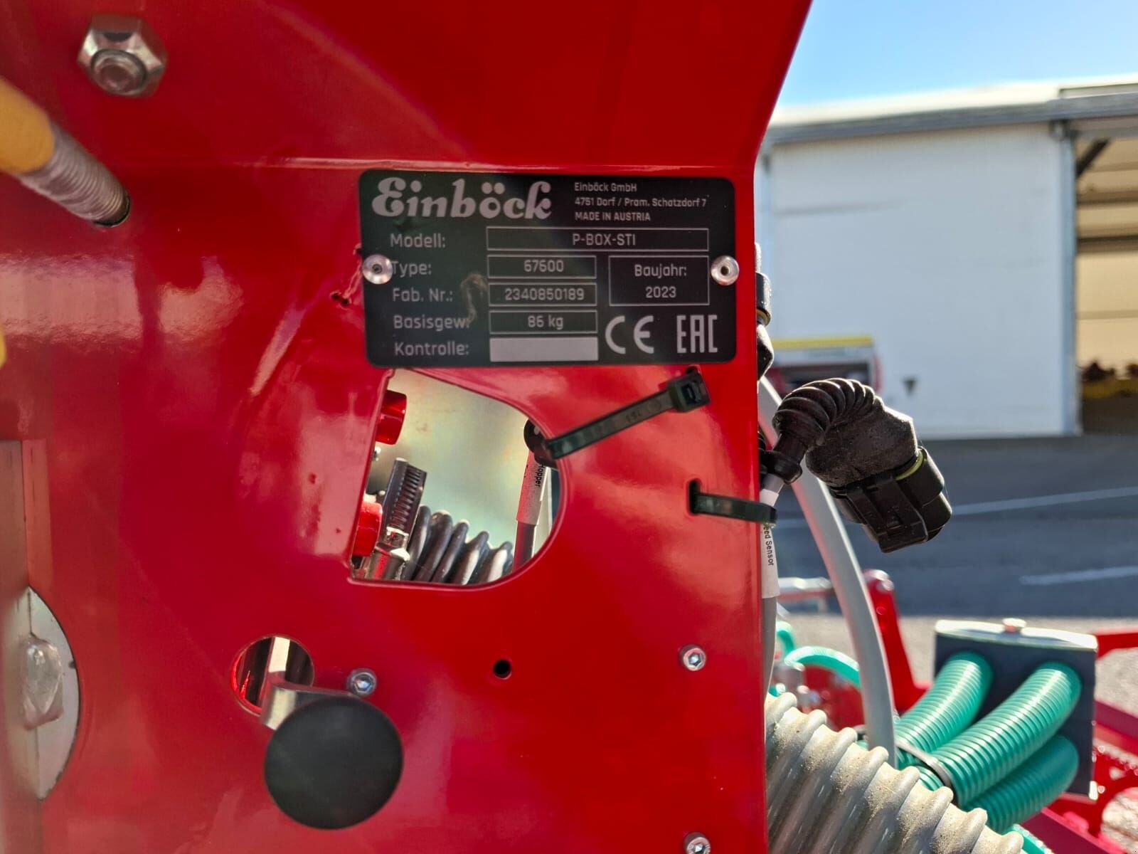 Grubber Türe ait Einböck Taifun, Neumaschine içinde Geinberg (resim 10)