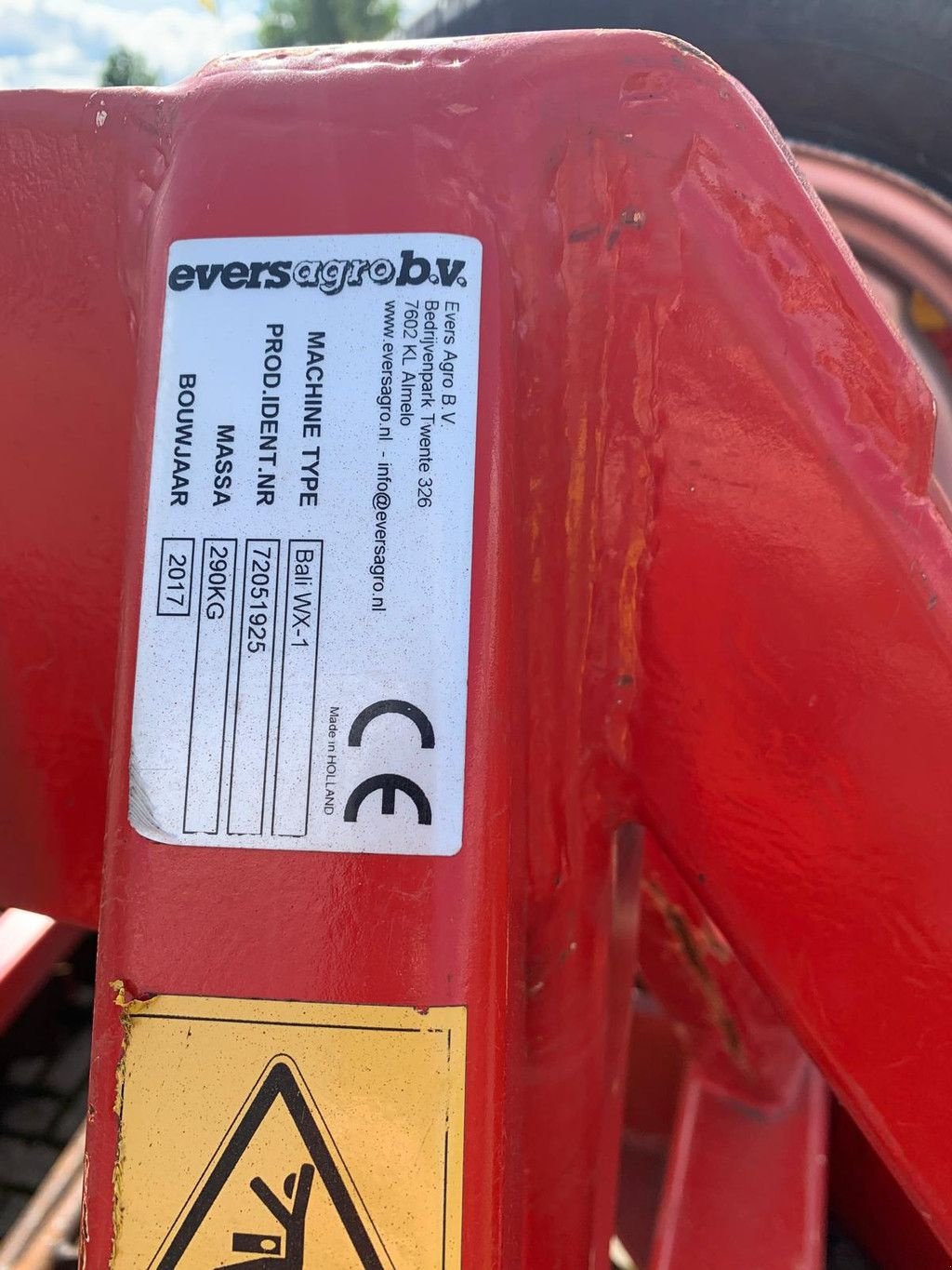 Grubber des Typs Evers Cultivator Bali WX-1, Gebrauchtmaschine in Wierden (Bild 2)