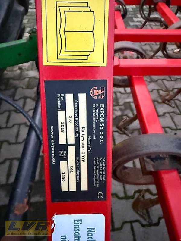 Grubber του τύπου Expom Expom Gryf Federzinkenegge Feingrubber, Gebrauchtmaschine σε Steinau-Rebsdorf (Φωτογραφία 7)