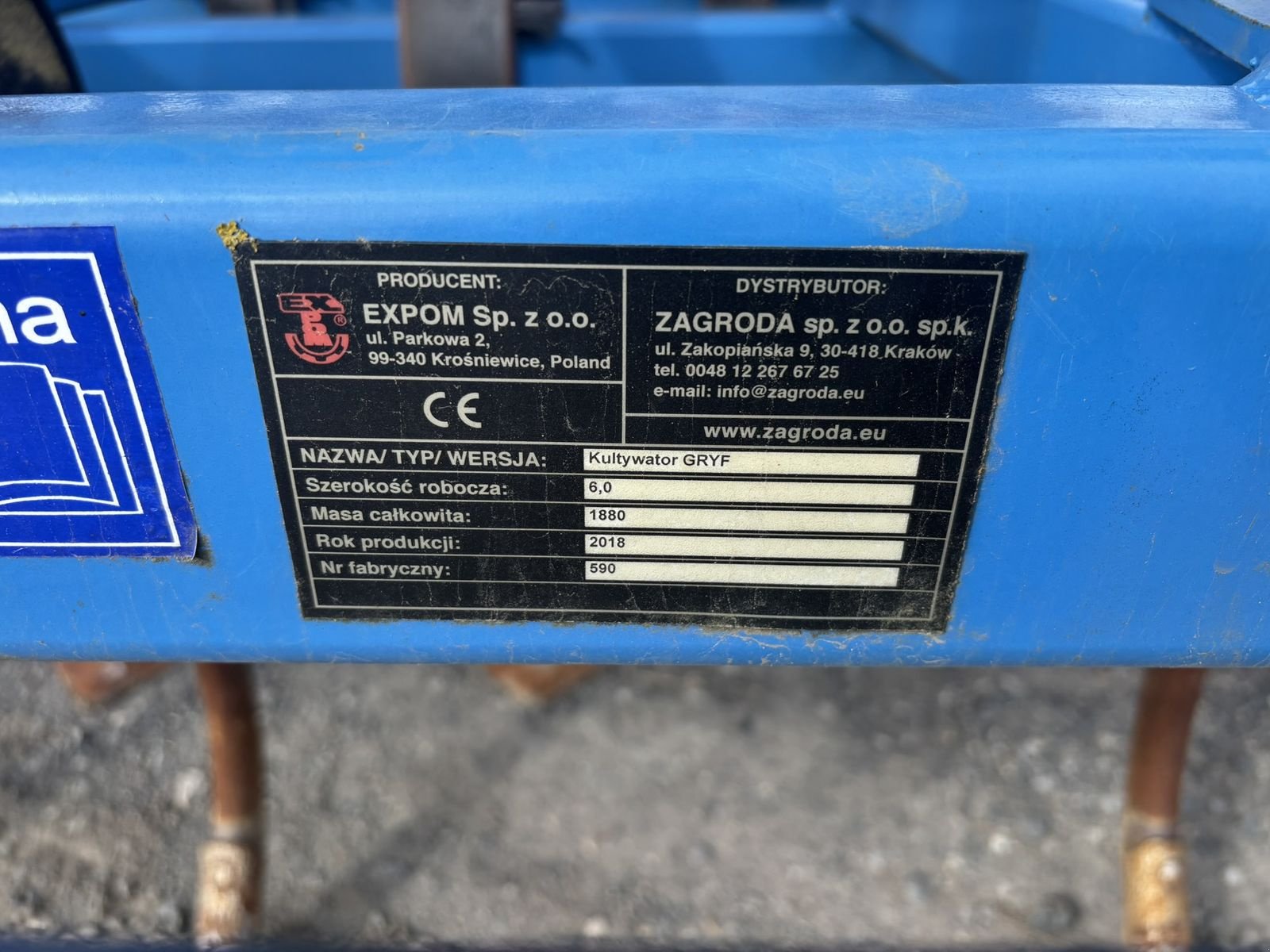 Grubber del tipo Expom Gryf 6m, Gebrauchtmaschine In Göpfritz (Immagine 2)