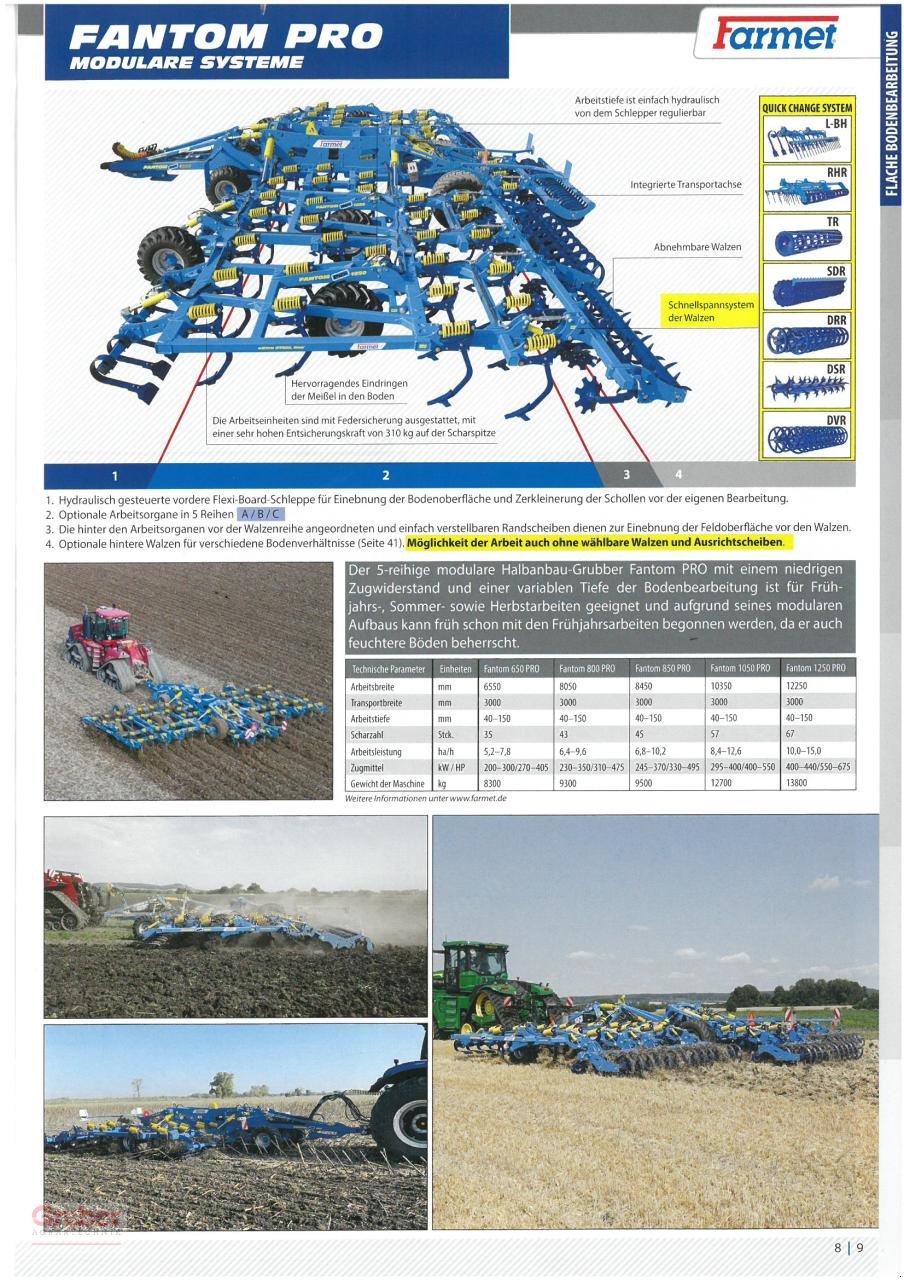 Grubber типа Farmet Fantom Pro 650, Gebrauchtmaschine в Elsnig (Фотография 5)